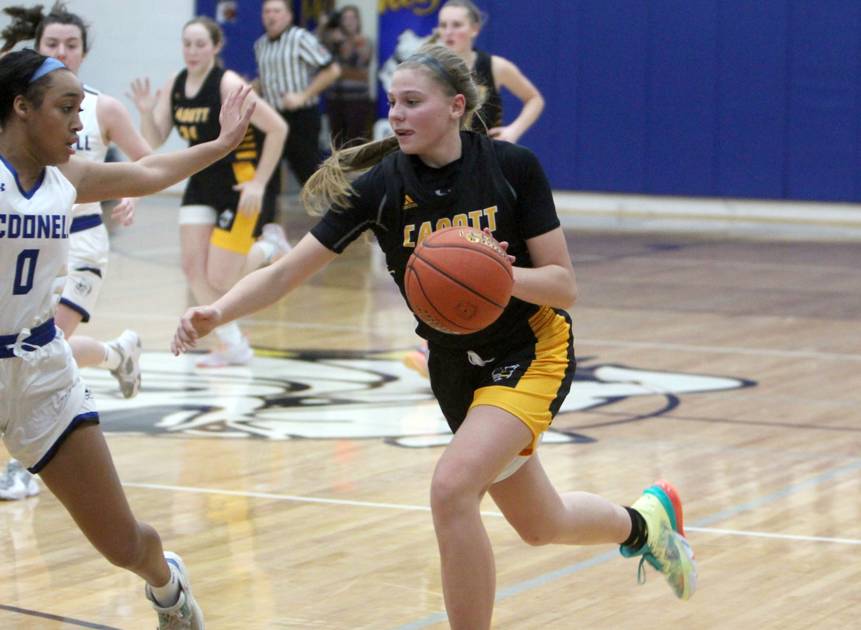 Cadott at McDonell girls basketball 1-11-22